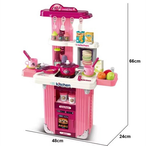 2-in-1 Kitchen Playset Suitcase – (Ages 3+) | C671894 | CityGo