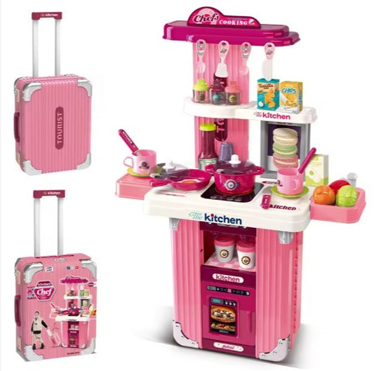 2-in-1 Kitchen Playset Suitcase – (Ages 3+) | C671894 | CityGo