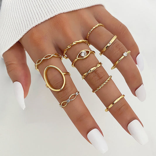 Women Rings Set of 10+ - 0444