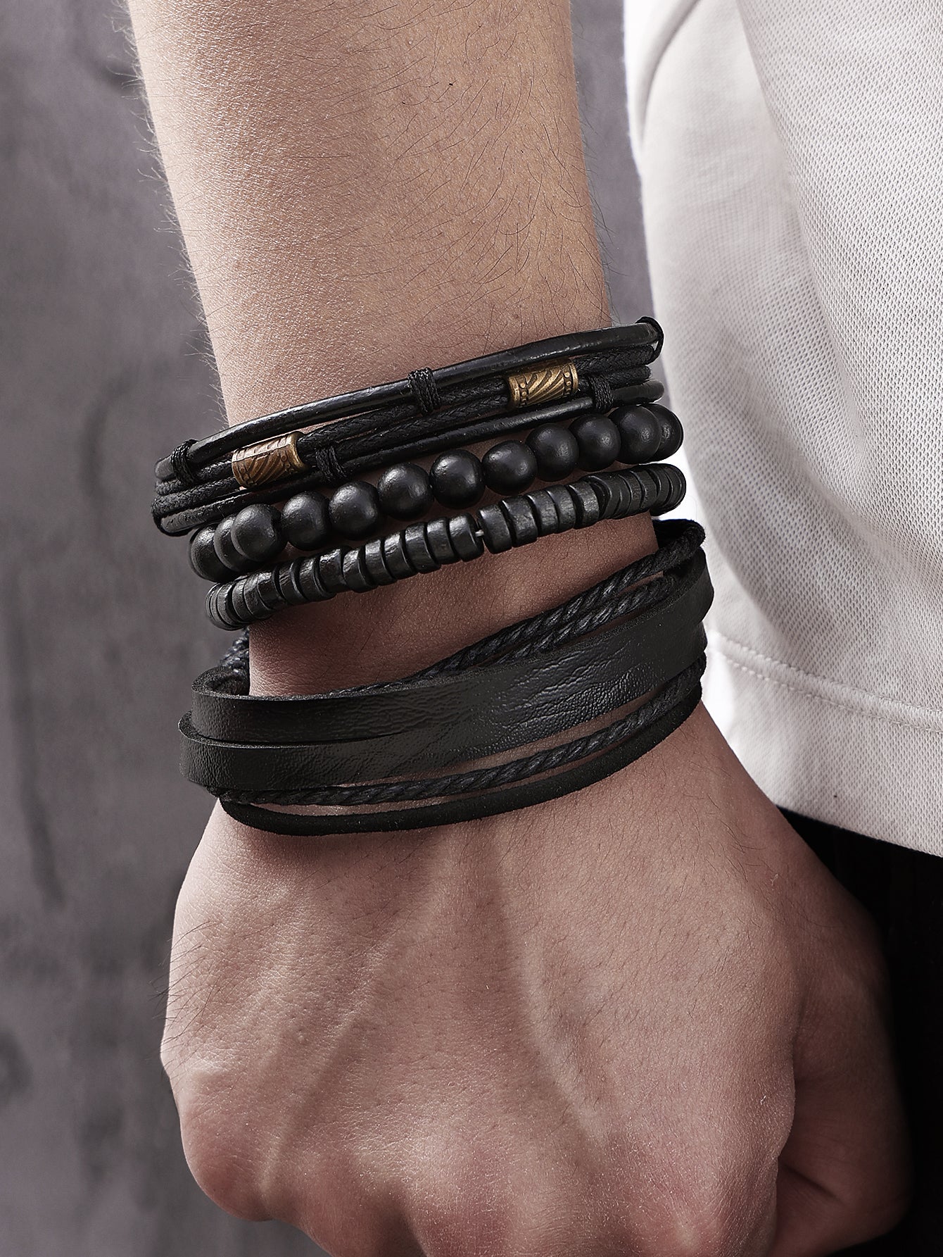 Men Bracelet Set - 2918