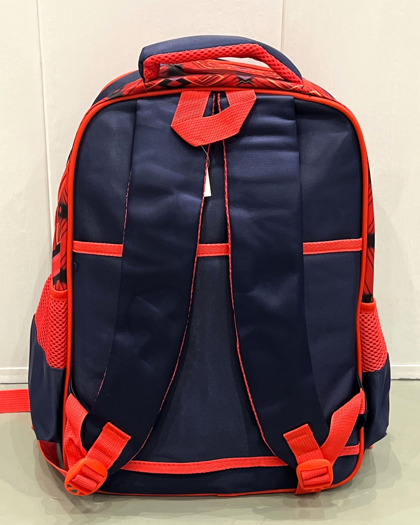 3-in-1 Detachable Trolley Schoolbag Set for Kids – Rolling Backpack with Lunch Bag & Pencil Case - 25-16106-11 Spider