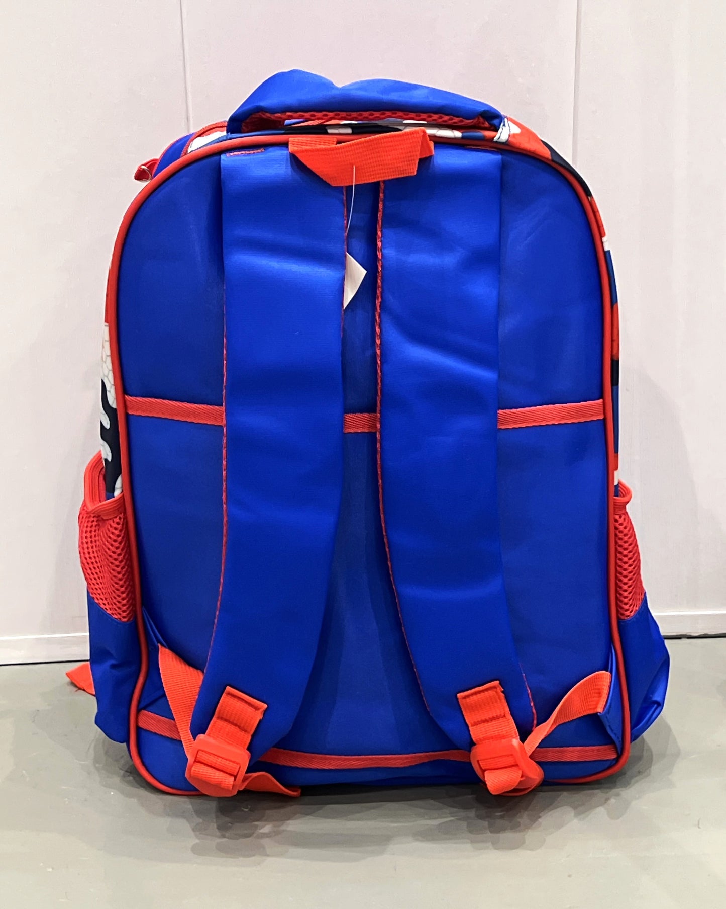 3-in-1 Detachable Trolley Schoolbag Set for Kids – Rolling Backpack with Lunch Bag & Pencil Case - 25-16106-13 Cars