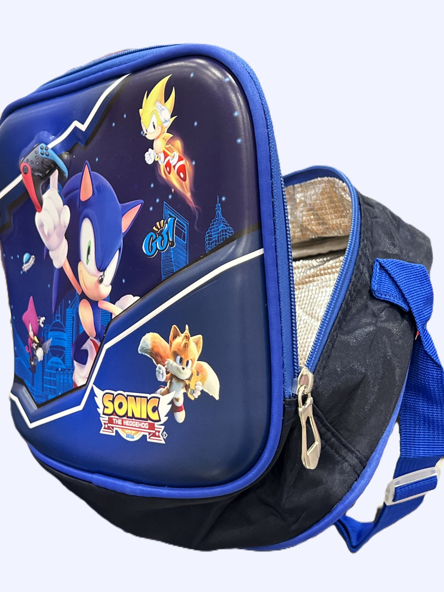 3-in-1 Detachable Trolley Schoolbag Set for Kids – Rolling Backpack with Lunch Bag & Pencil Case - 25-16106-9 Super