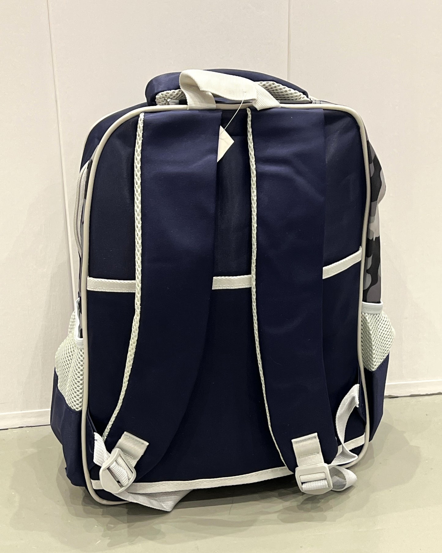 3-in-1 Detachable Trolley Schoolbag Set for Kids – Rolling Backpack with Lunch Bag & Pencil Case - 25-16210-12 Bat