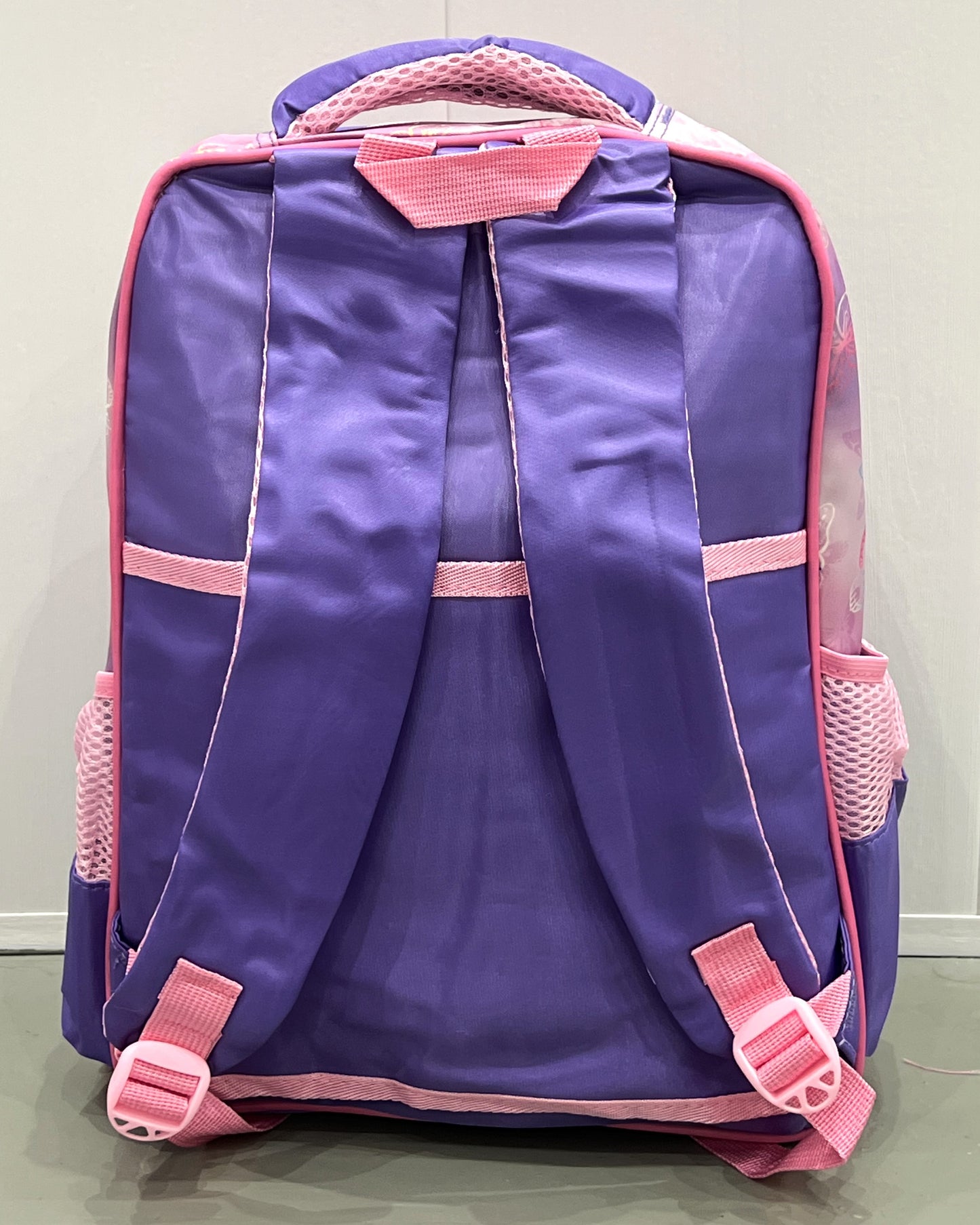 3-in-1 Detachable Trolley Schoolbag Set for Kids – Rolling Backpack with Lunch Bag & Pencil Case - 25-16210-17 Cute Monster