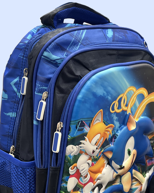 3-in-1 Detachable Trolley Schoolbag Set for Kids – Rolling Backpack with Lunch Bag & Pencil Case - 25-16211-3 Super