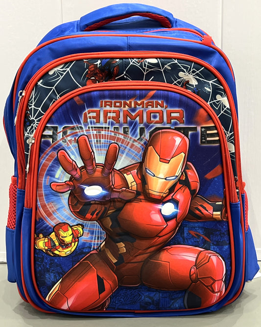 3-in-1 Detachable Trolley Schoolbag Set for Kids – Rolling Backpack with Lunch Bag & Pencil Case - 25-16211-4 Iron