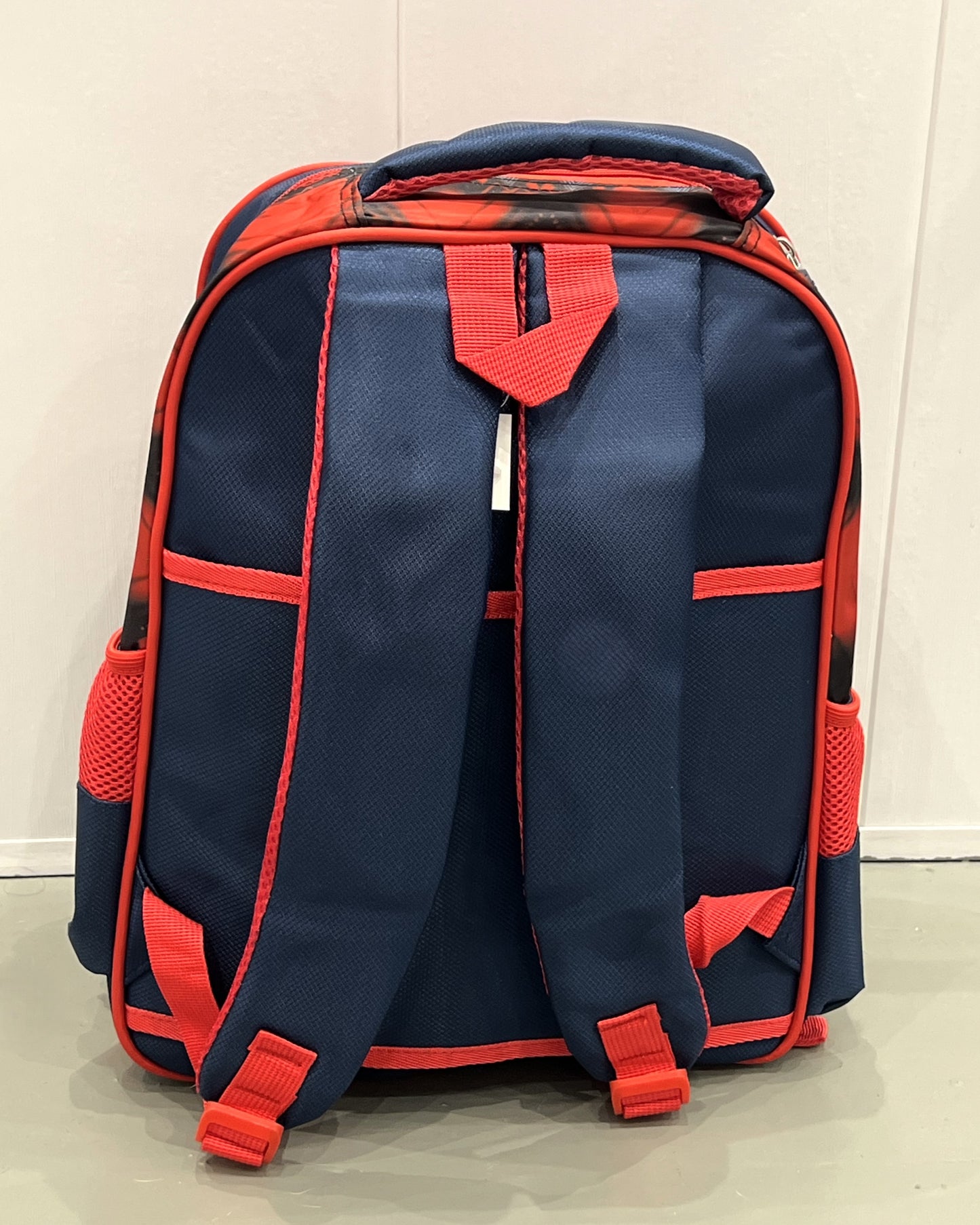 3-in-1 Detachable Trolley Schoolbag Set for Kids – Rolling Backpack with Lunch Bag & Pencil Case - 25-16222-10 Spider
