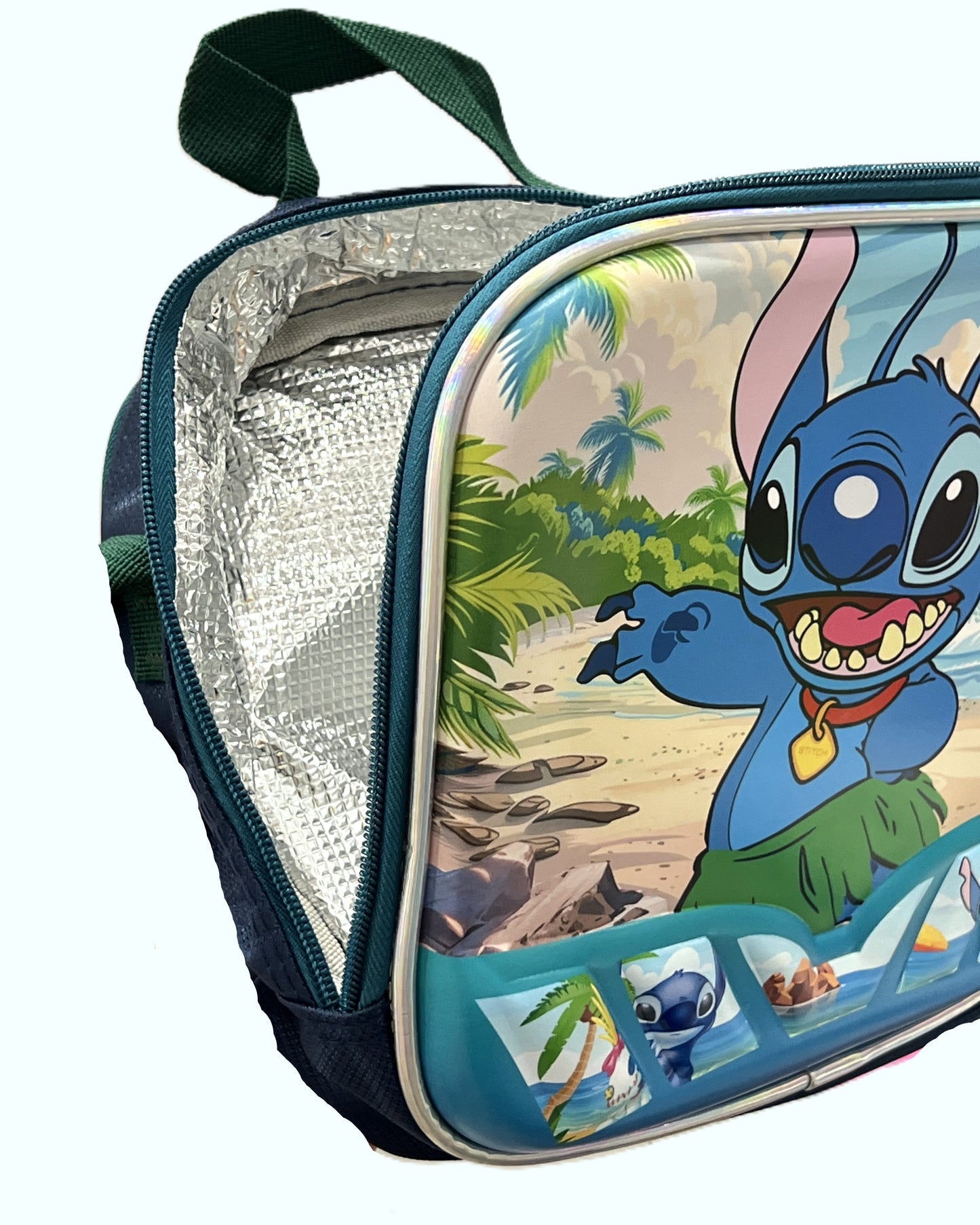 3-in-1 Detachable Trolley Schoolbag Set for Kids – Rolling Backpack with Lunch Bag & Pencil Case - 25-16222-3 Alien Friend