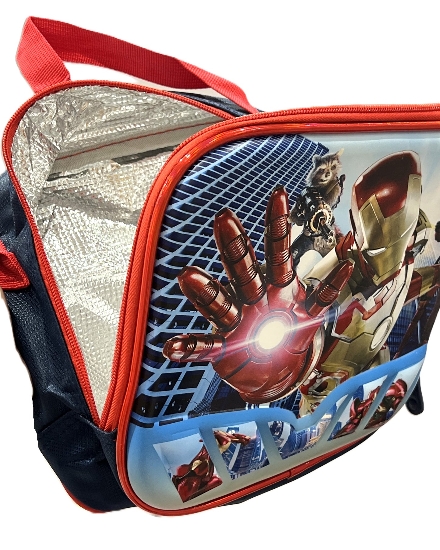 3-in-1 Detachable Trolley Schoolbag Set for Kids – Rolling Backpack with Lunch Bag & Pencil Case - 25-16222-8 Iron