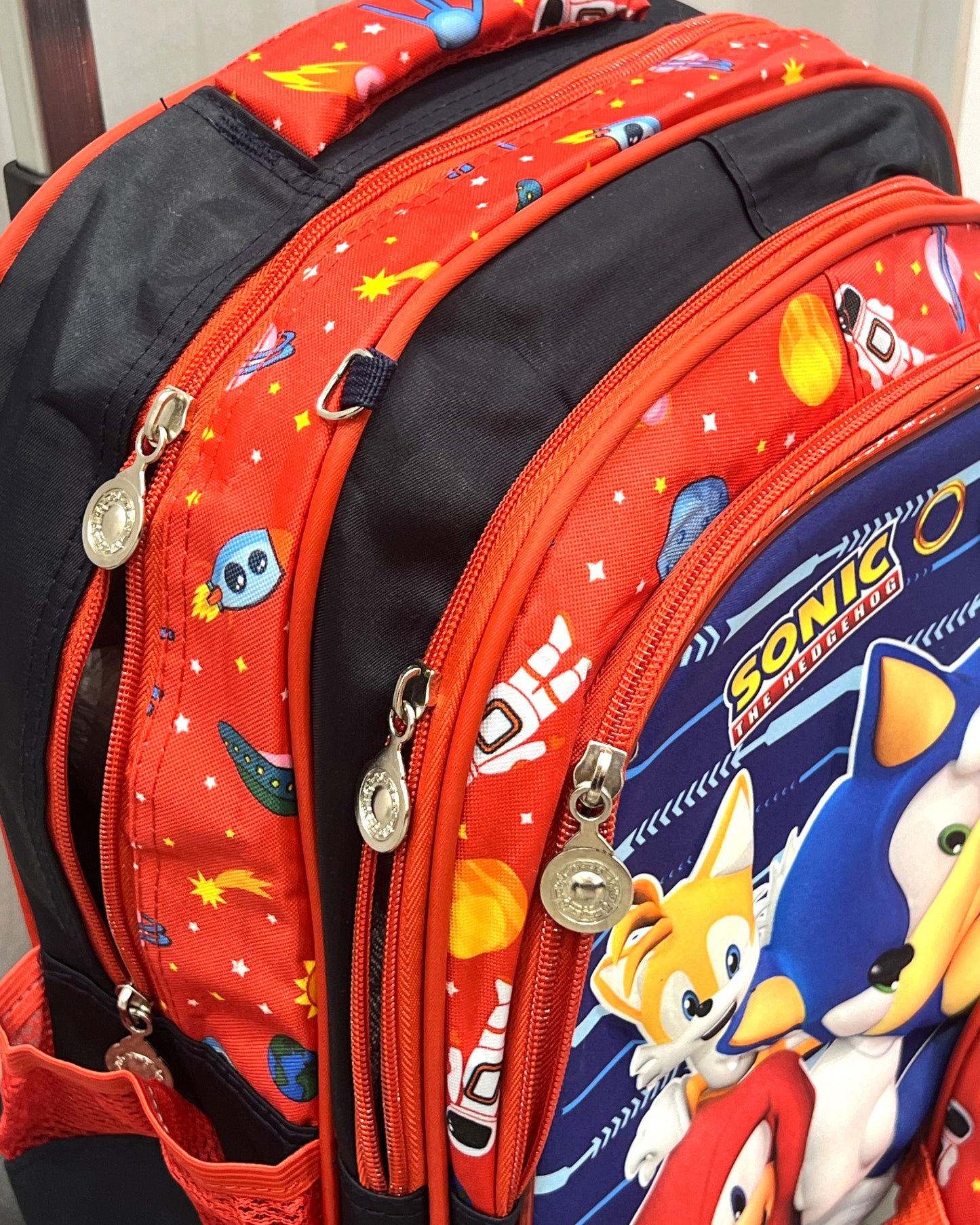 3-in-1 Detachable Trolley Schoolbag Set for Kids – Rolling Backpack with Lunch Bag & Pencil Case - 25-1633-10 Super