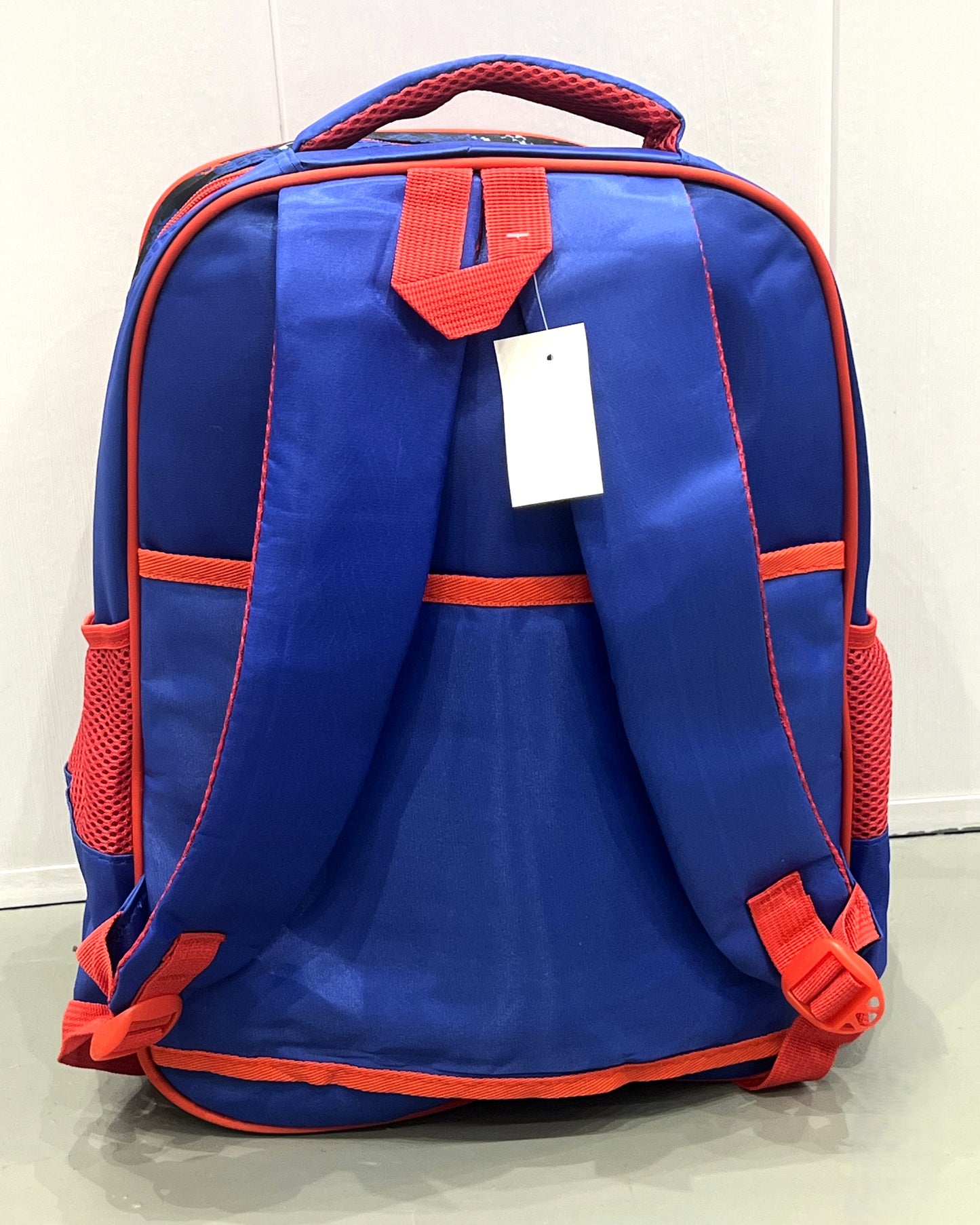 3-in-1 Detachable Trolley Schoolbag Set for Kids – Rolling Backpack with Lunch Bag & Pencil Case - 25-1633-11 Cars