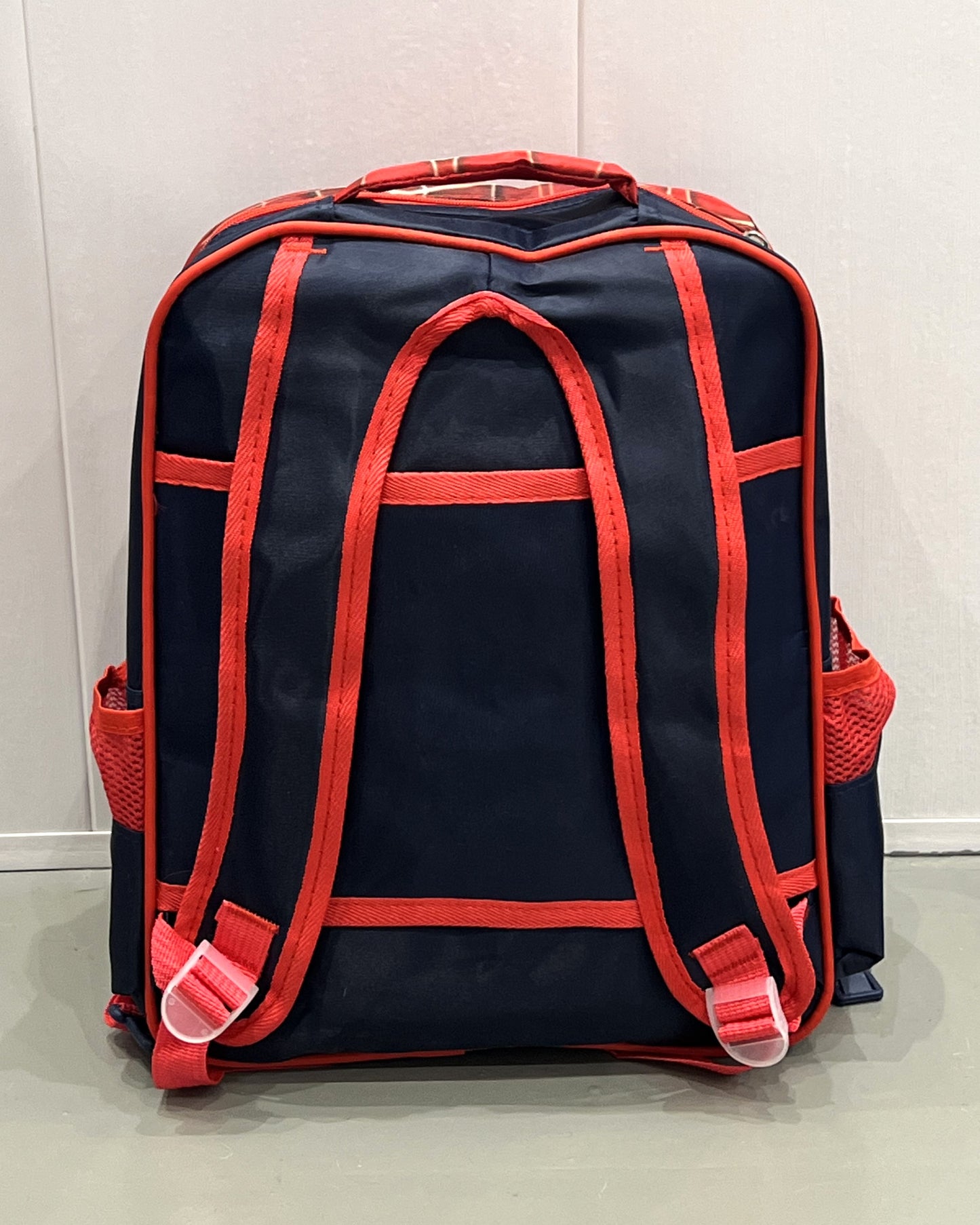 3-in-1 Detachable Trolley Schoolbag Set for Kids – Rolling Backpack with Lunch Bag & Pencil Case - 25-3001-1 Spider