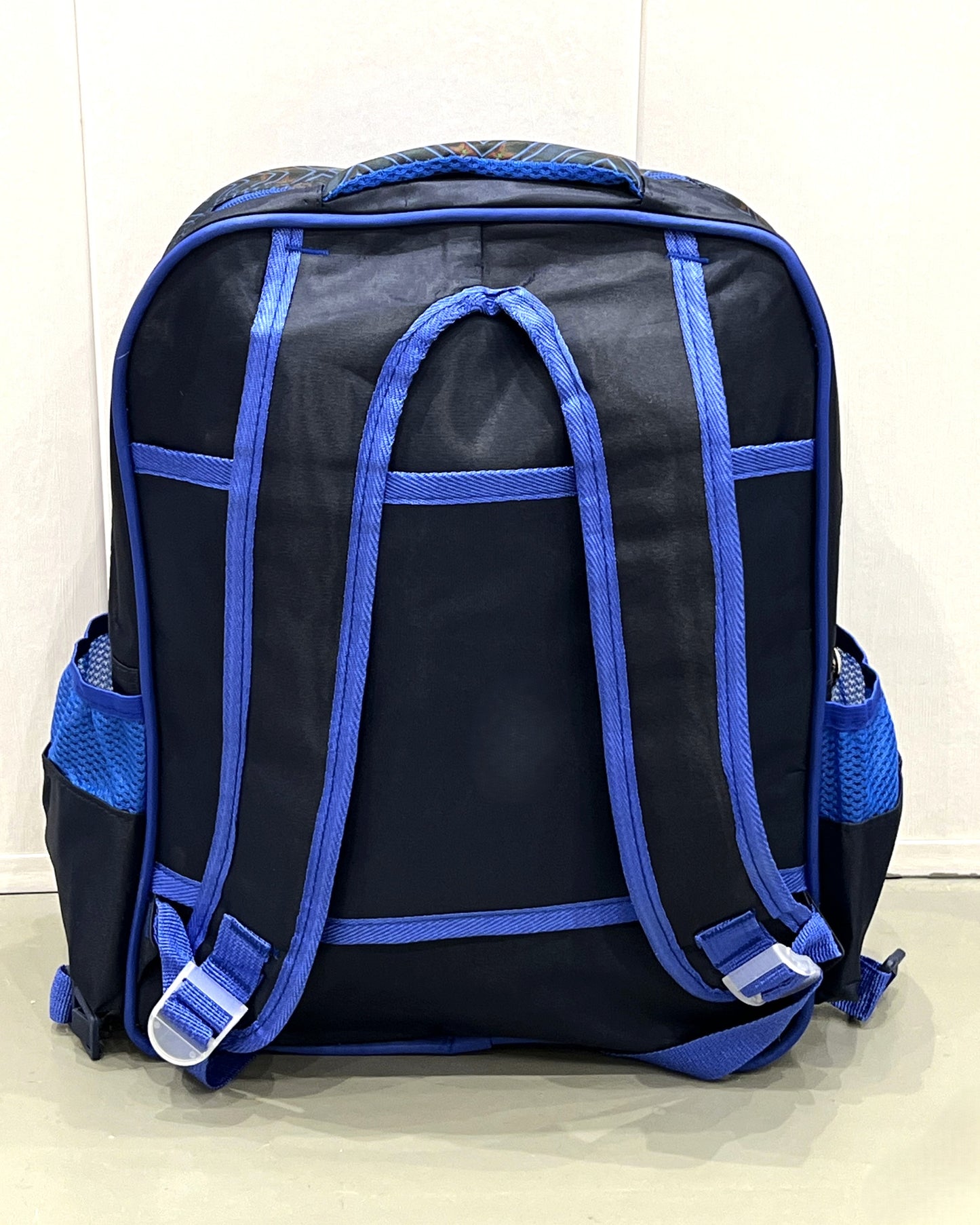 3-in-1 Detachable Trolley Schoolbag Set for Kids – Rolling Backpack with Lunch Bag & Pencil Case - 25-3001-4 Bat