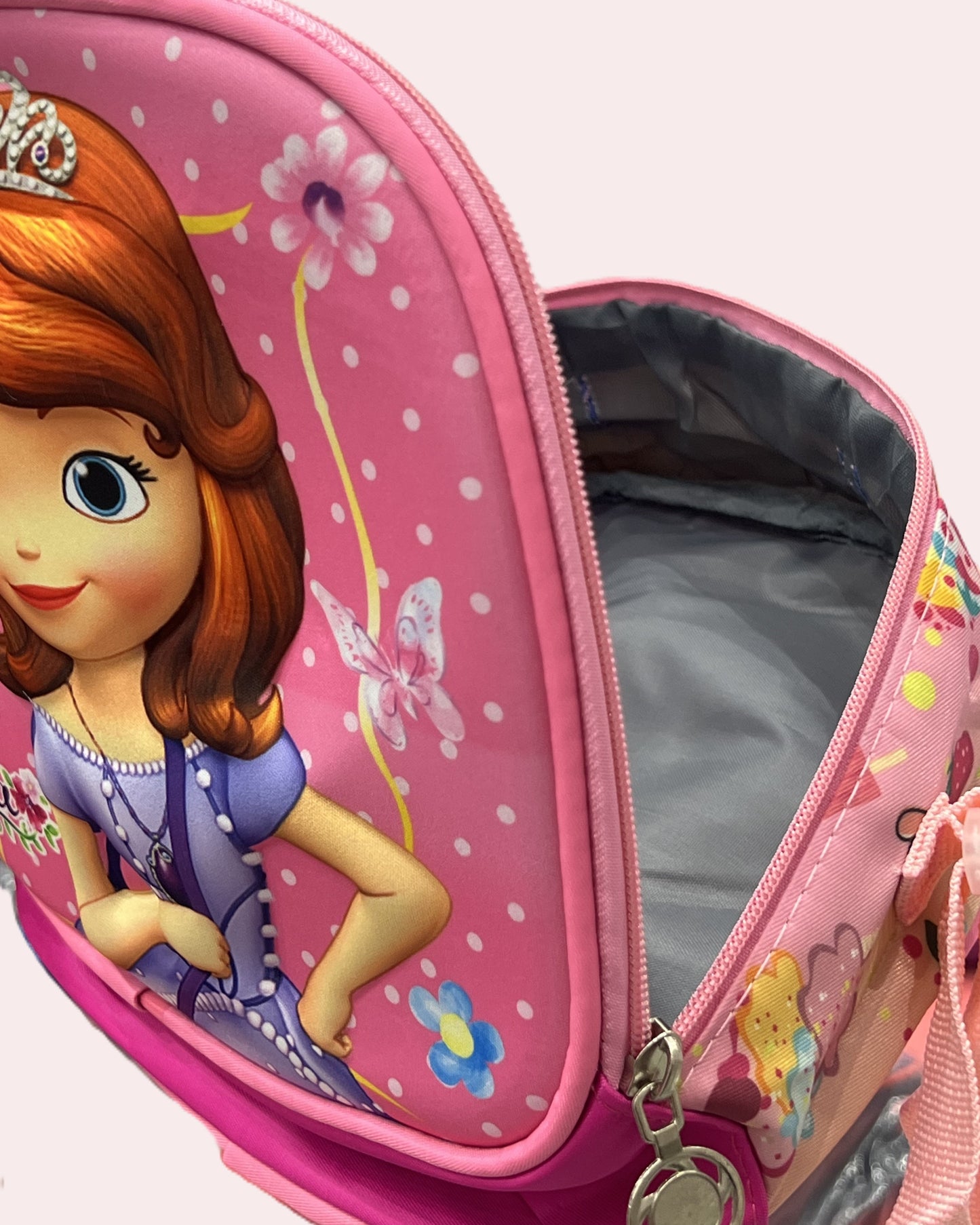 3-in-1 Detachable Trolley Schoolbag Set for Kids – Rolling Backpack with Lunch Bag & Pencil Case - 25-3001-6 Little Princess