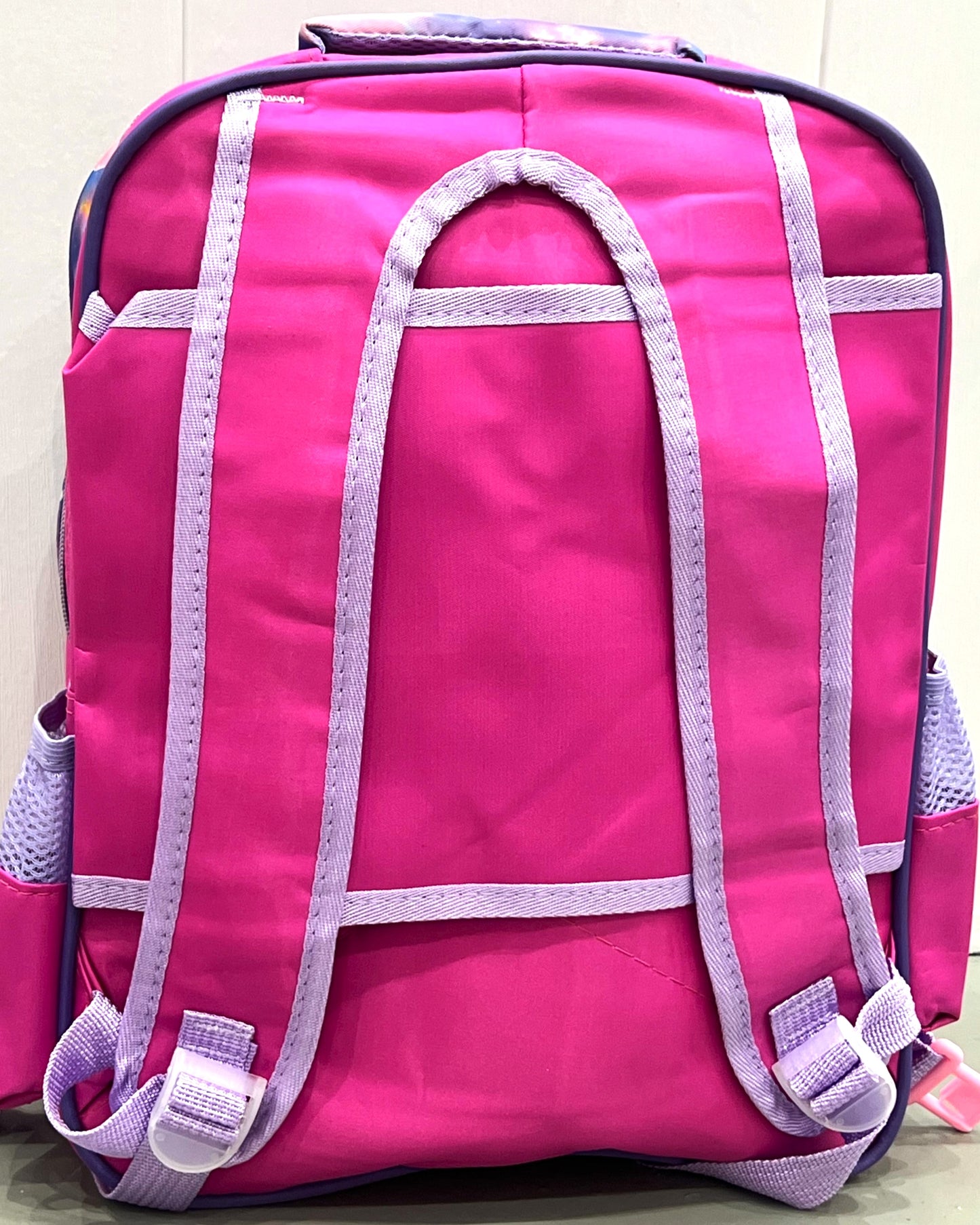 3-in-1 Detachable Trolley Schoolbag Set for Kids – Rolling Backpack with Lunch Bag & Pencil Case - 25-3001-7 Ice Princess