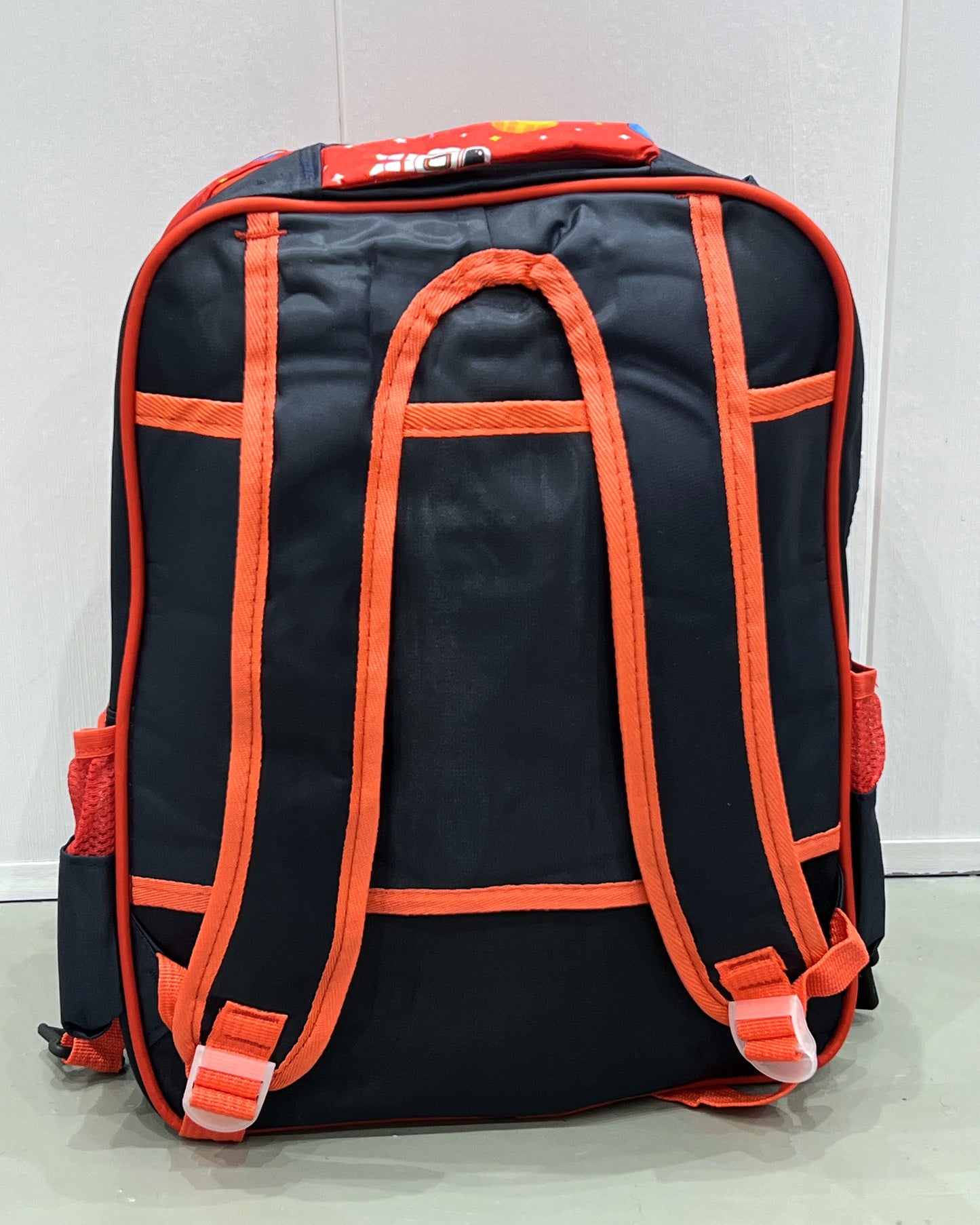 3-in-1 Detachable Trolley Schoolbag Set for Kids – Rolling Backpack with Lunch Bag & Pencil Case - 25-6215-17 Captain Striped