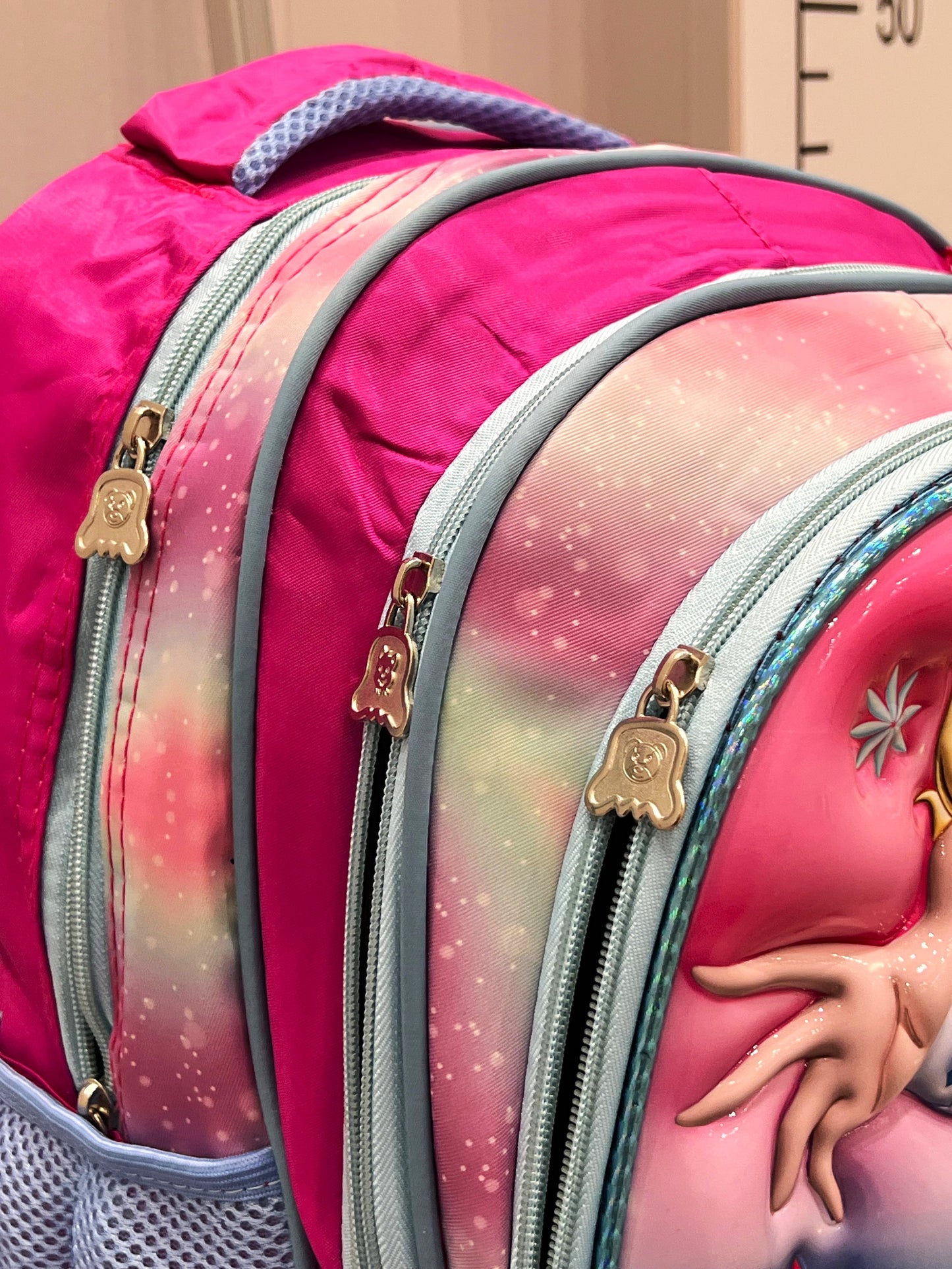 3-in-1 Detachable Trolley Schoolbag Set for Kids – Rolling Backpack with Lunch Bag & Pencil Case - 25-6215-8 Blonde Warrior