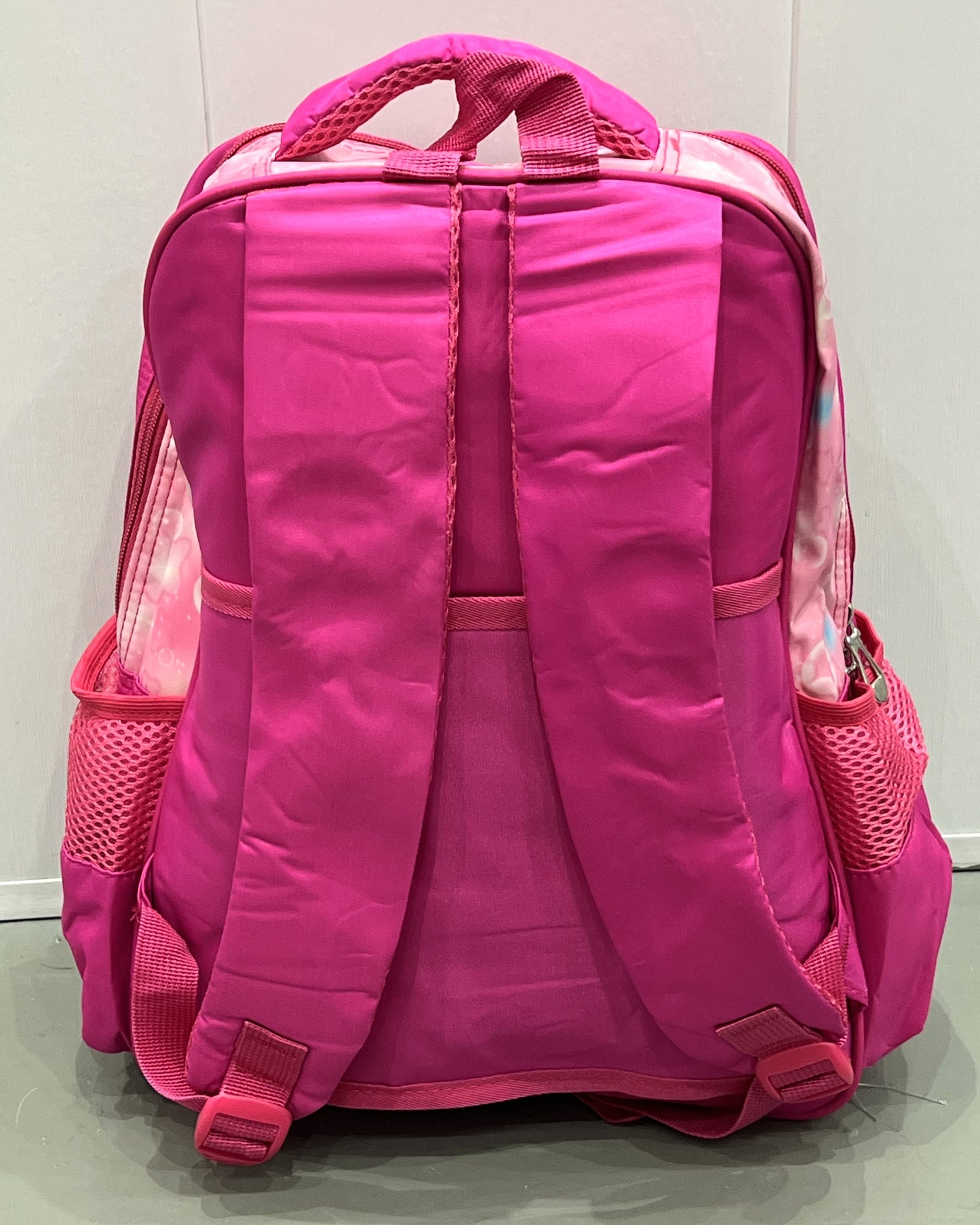 3-in-1 Detachable Trolley Schoolbag Set for Kids – Rolling Backpack with Lunch Bag & Pencil Case - 25-JZ2003-13 Cute Monster