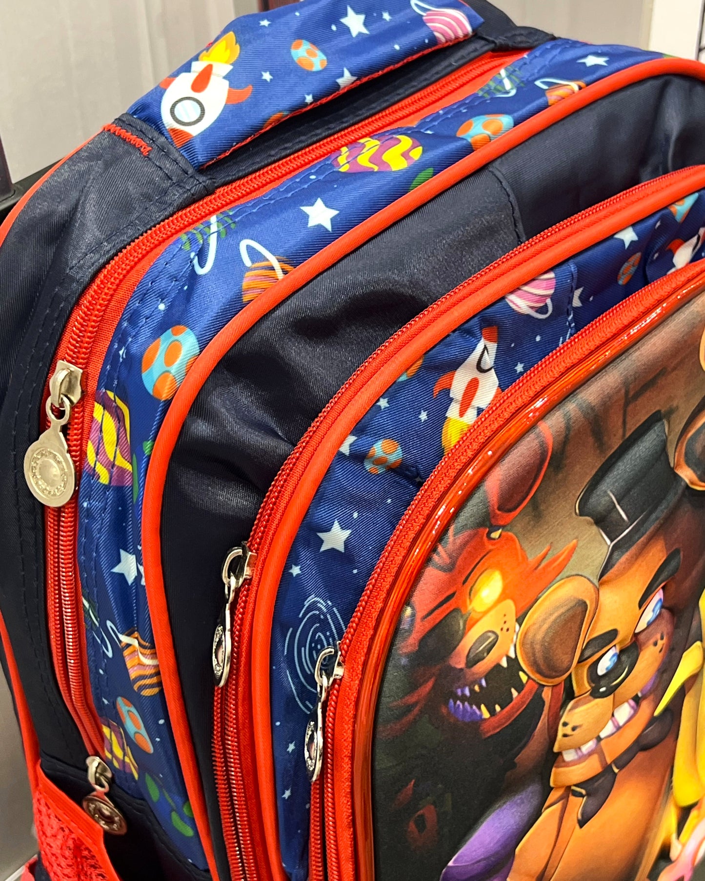 3-in-1 Detachable Trolley Schoolbag Set for Kids – Rolling Backpack with Lunch Bag & Pencil Case - 25-JZ2003-15 Freddy
