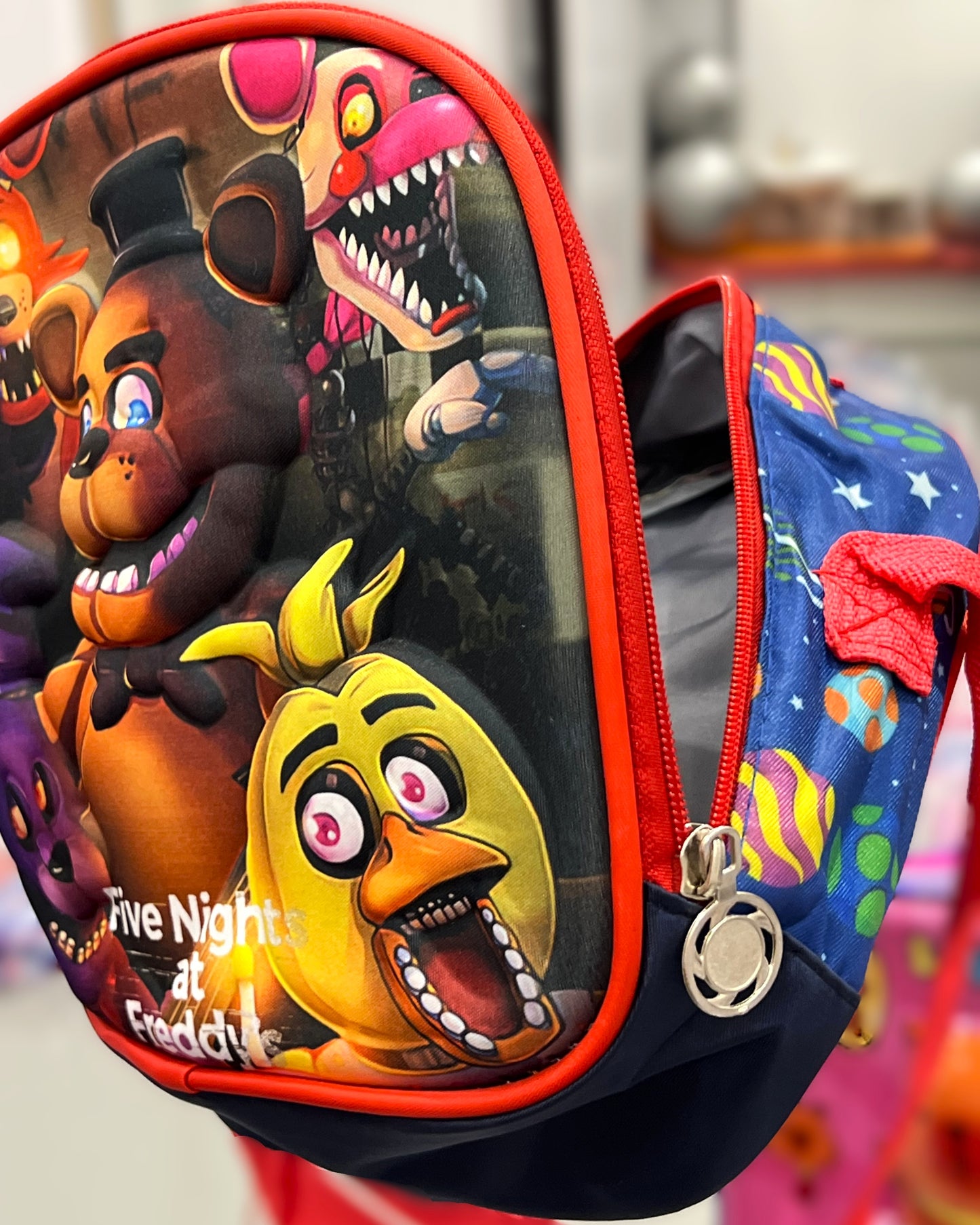 3-in-1 Detachable Trolley Schoolbag Set for Kids – Rolling Backpack with Lunch Bag & Pencil Case - 25-JZ2003-15 Freddy