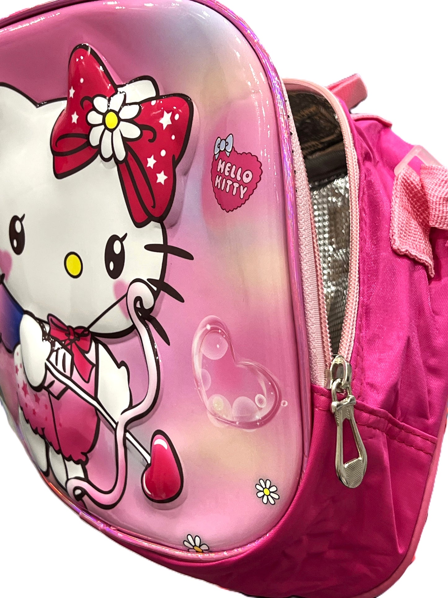 3-in-1 Detachable Trolley Schoolbag Set for Kids – Rolling Backpack with Lunch Bag & Pencil Case - 25-JZ2003-16 Hello