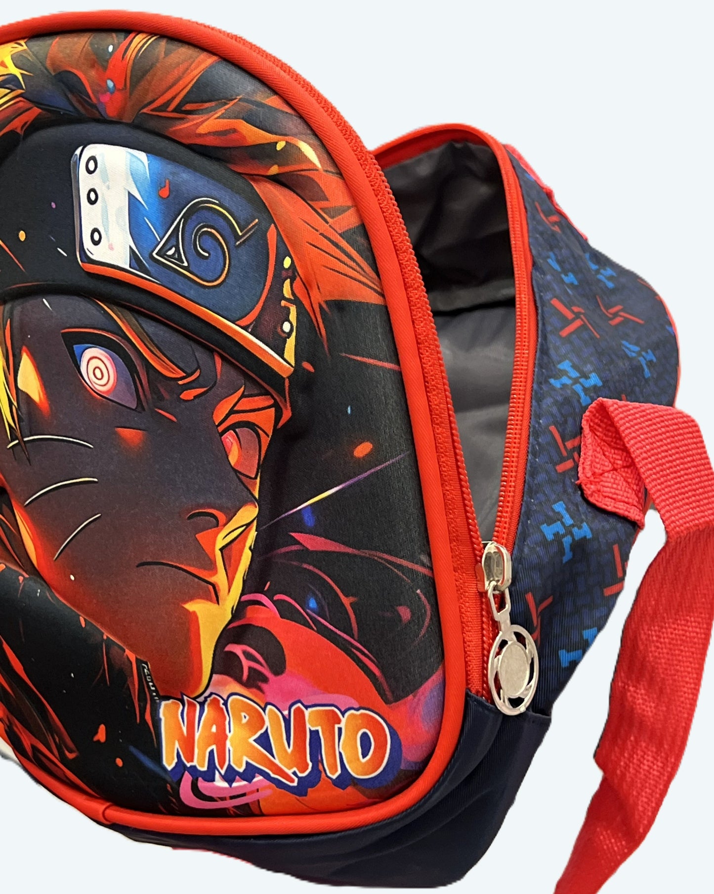 3-in-1 Detachable Trolley Schoolbag Set for Kids – Rolling Backpack with Lunch Bag & Pencil Case - 25-JZ2003-17 Anime