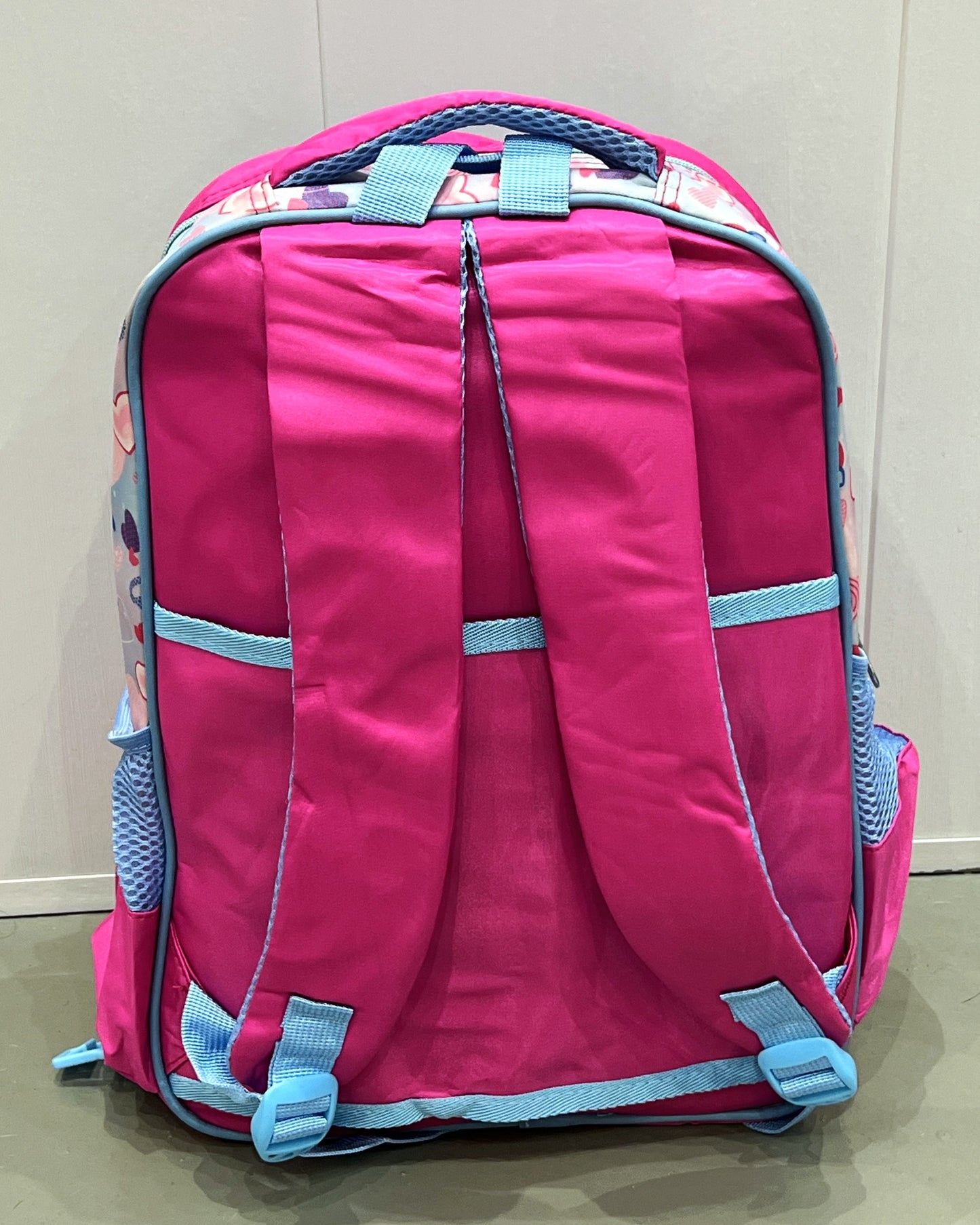 3-in-1 Detachable Trolley Schoolbag Set for Kids – Rolling Backpack with Lunch Bag & Pencil Case - 25-JZ2003-19 Cute Cat
