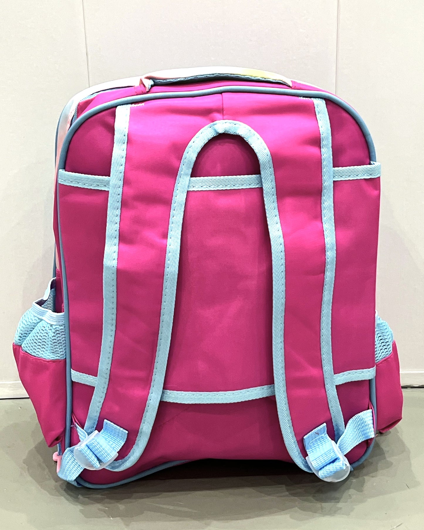 3-in-1 Detachable Trolley Schoolbag Set for Kids – Rolling Backpack with Lunch Bag & Pencil Case - 25-JZ2003-24 Balloons Blue