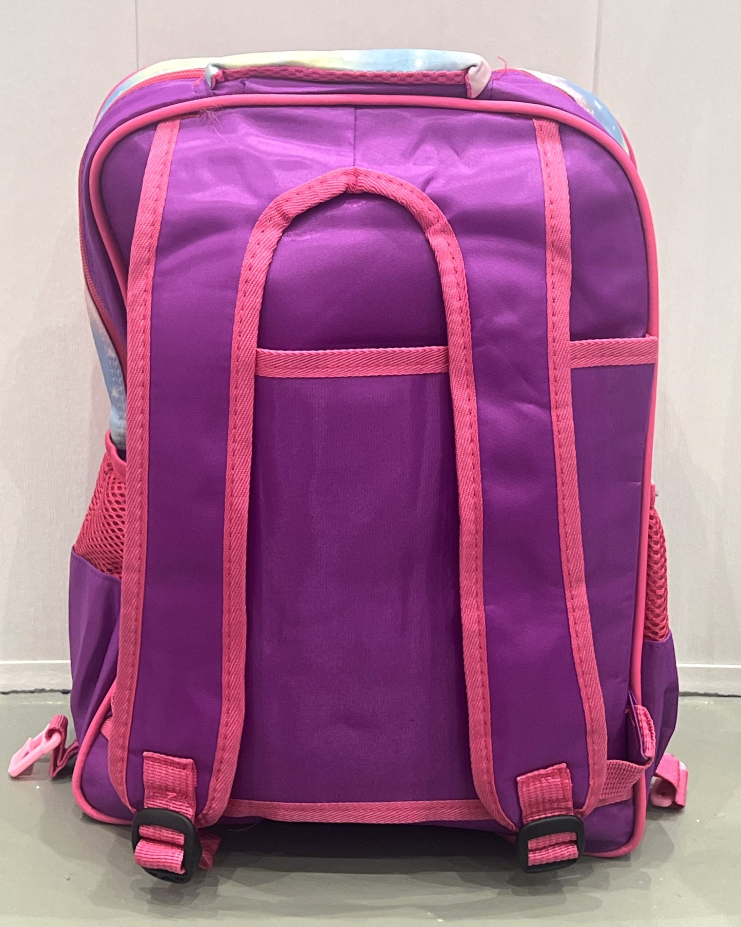 3-in-1 Detachable Trolley Schoolbag Set for Kids – Rolling Backpack with Lunch Bag & Pencil Case - 25-JZ2003-25 Snow