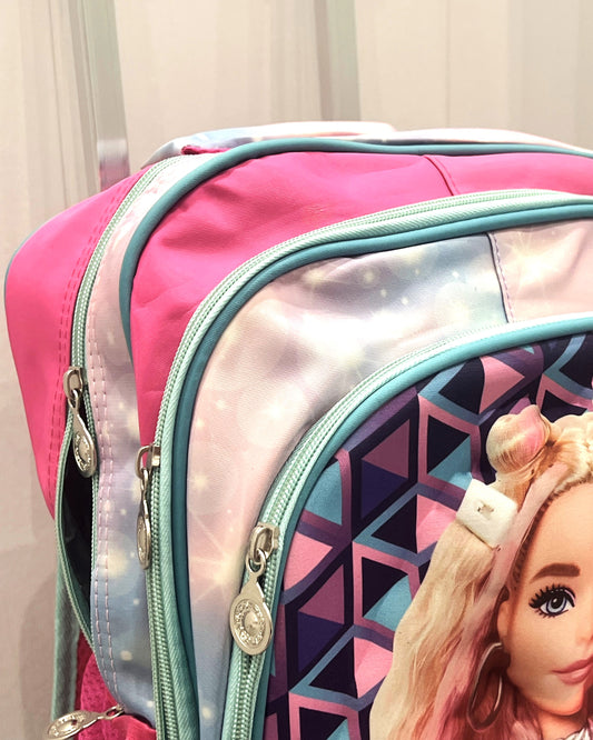 3-in-1 Detachable Trolley Schoolbag Set for Kids – Rolling Backpack with Lunch Bag & Pencil Case - 25-JZ2003-26 Beauty