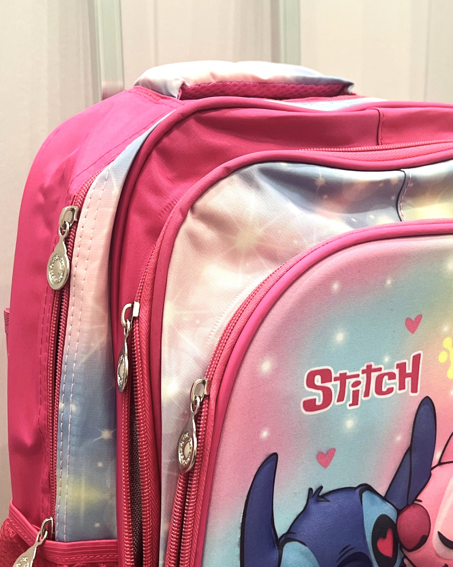 3-in-1 Detachable Trolley Schoolbag Set for Kids – Rolling Backpack with Lunch Bag & Pencil Case - 25-JZ2003-28 Alien Friend