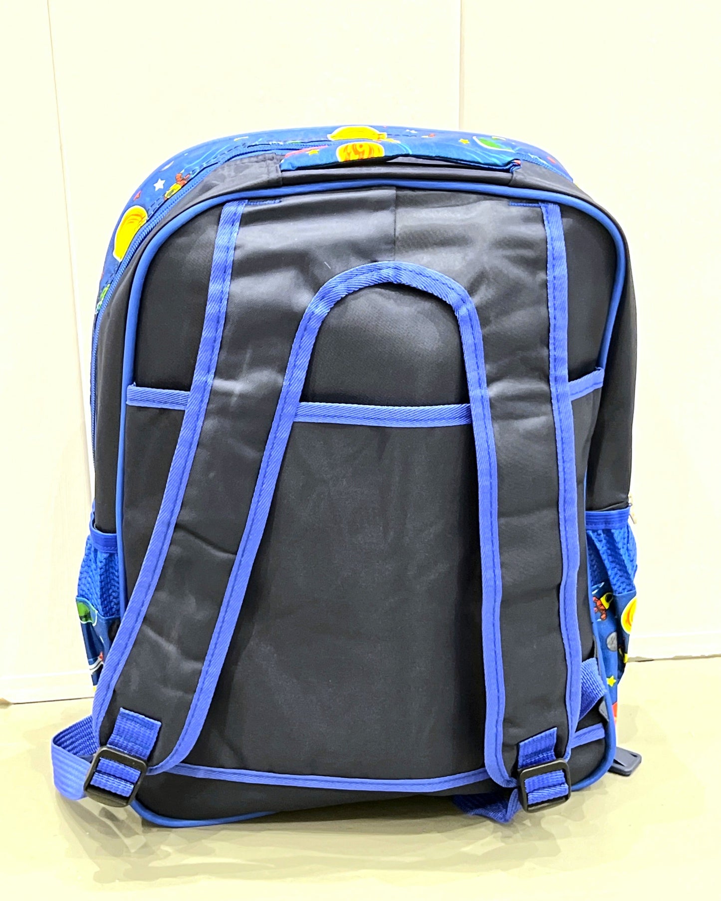 3-in-1 Detachable Trolley Schoolbag Set for Kids – Rolling Backpack with Lunch Bag & Pencil Case - 25-JZ2003-2 Captain