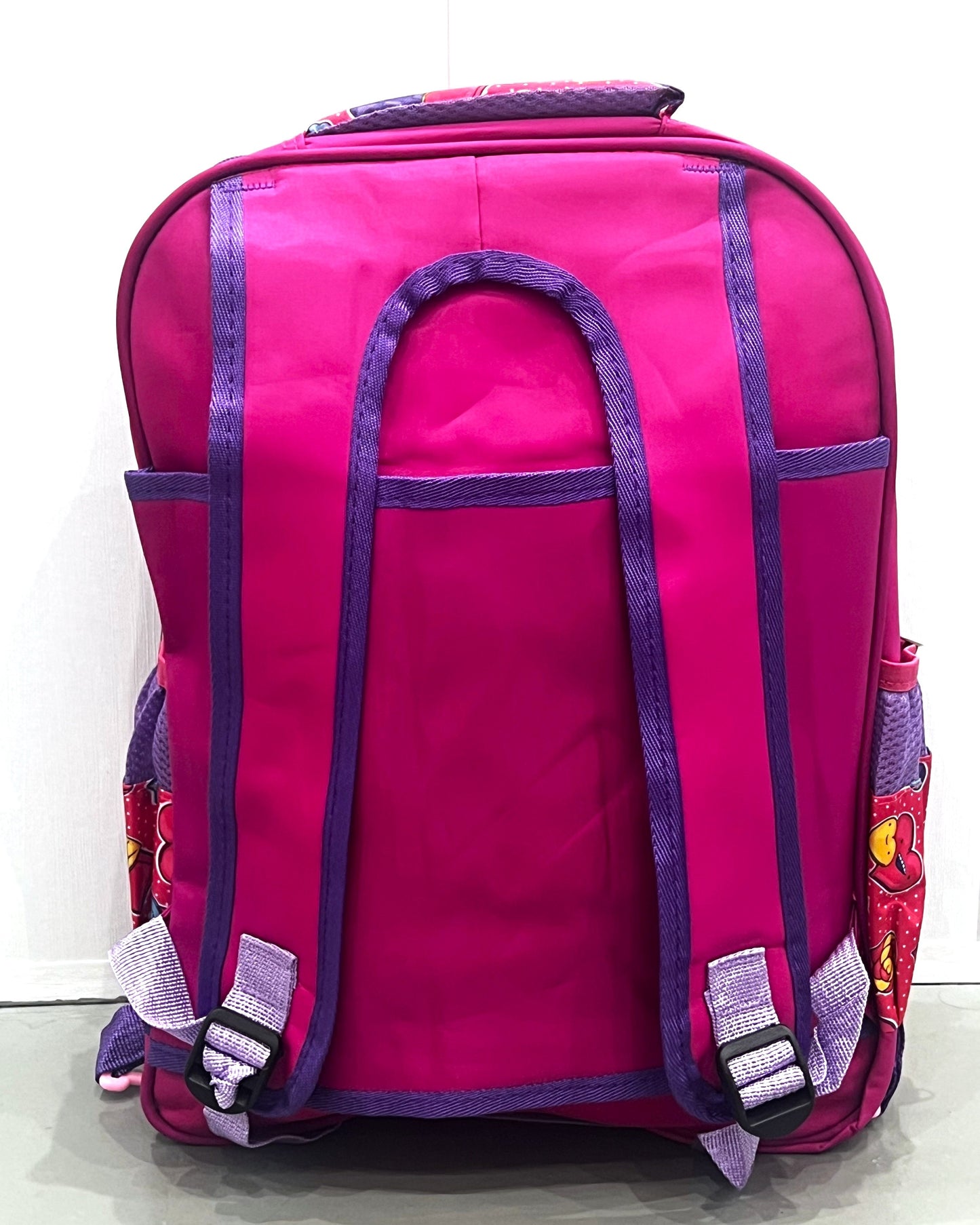3-in-1 Detachable Trolley Schoolbag Set for Kids – Rolling Backpack with Lunch Bag & Pencil Case - 25-JZ2003-30 Minnie & Friends