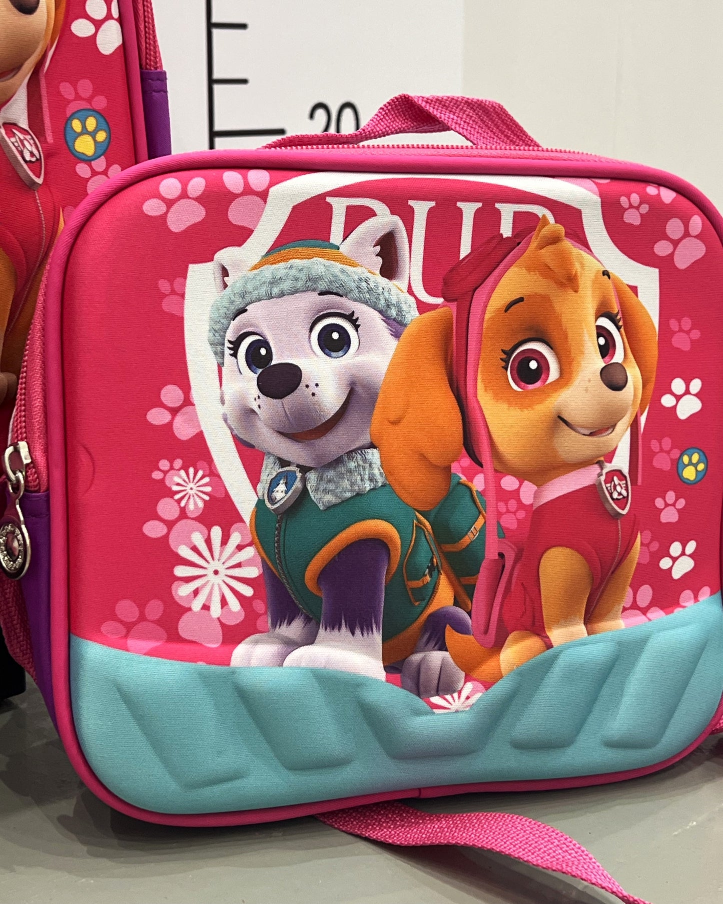 3-in-1 Detachable Trolley Schoolbag Set for Kids – Rolling Backpack with Lunch Bag & Pencil Case - 25-JZ2003-31 Patrol