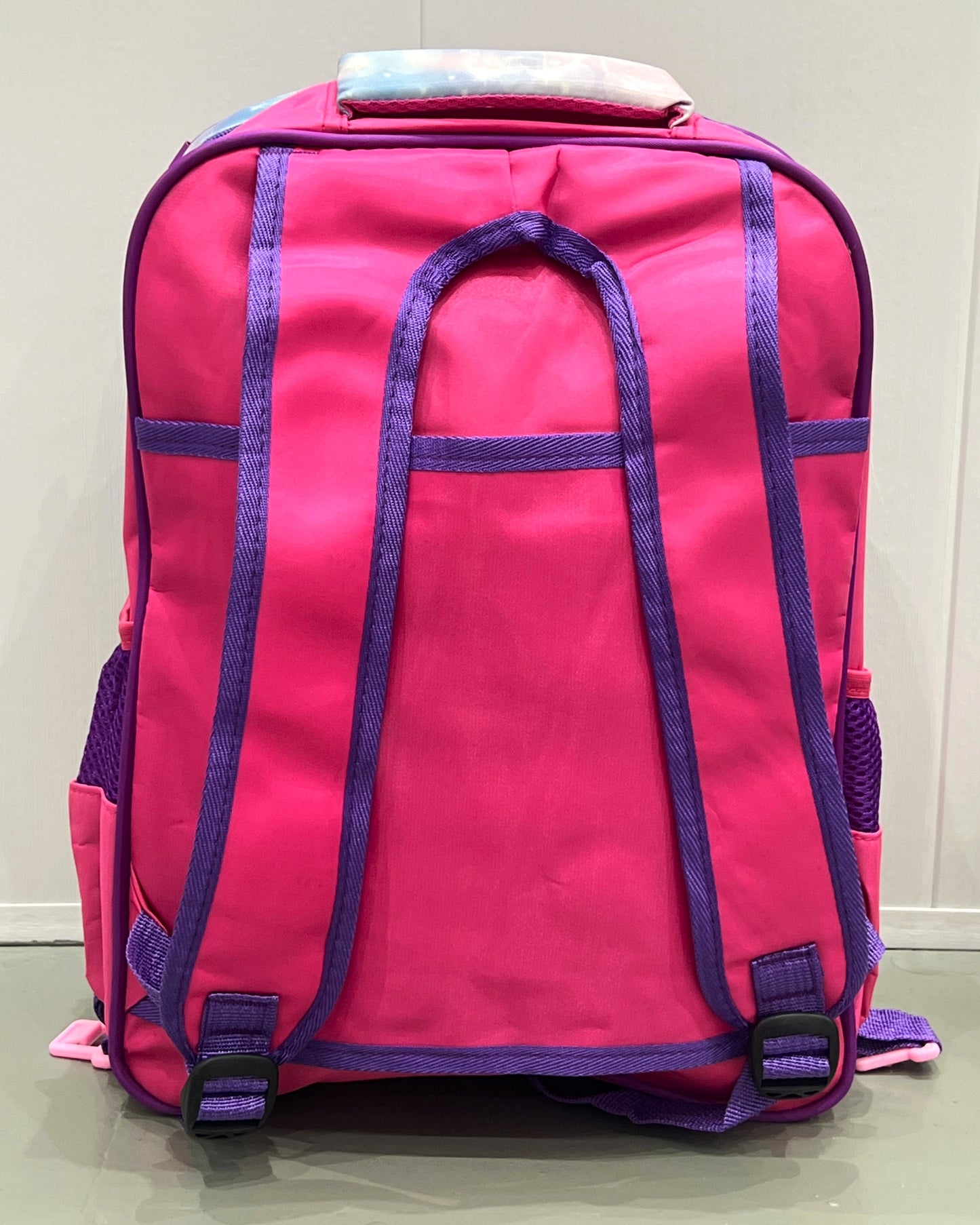 3-in-1 Detachable Trolley Schoolbag Set for Kids – Rolling Backpack with Lunch Bag & Pencil Case - 25-JZ2003-32 Ice Princesses
