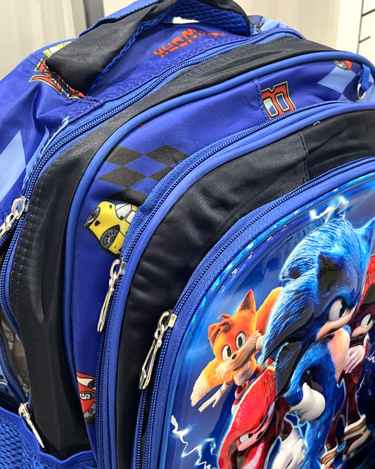 3-in-1 Detachable Trolley Schoolbag Set for Kids – Rolling Backpack with Lunch Bag & Pencil Case - 25-JZ2003-36 Super