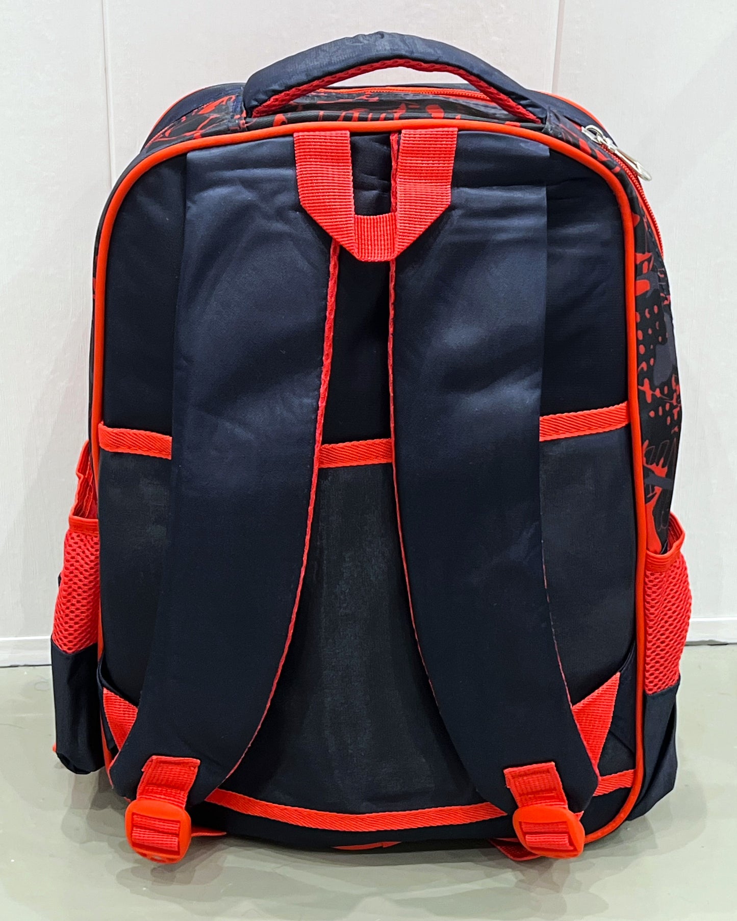 3-in-1 Detachable Trolley Schoolbag Set for Kids – Rolling Backpack with Lunch Bag & Pencil Case - 25-JZ2003-37 Spider