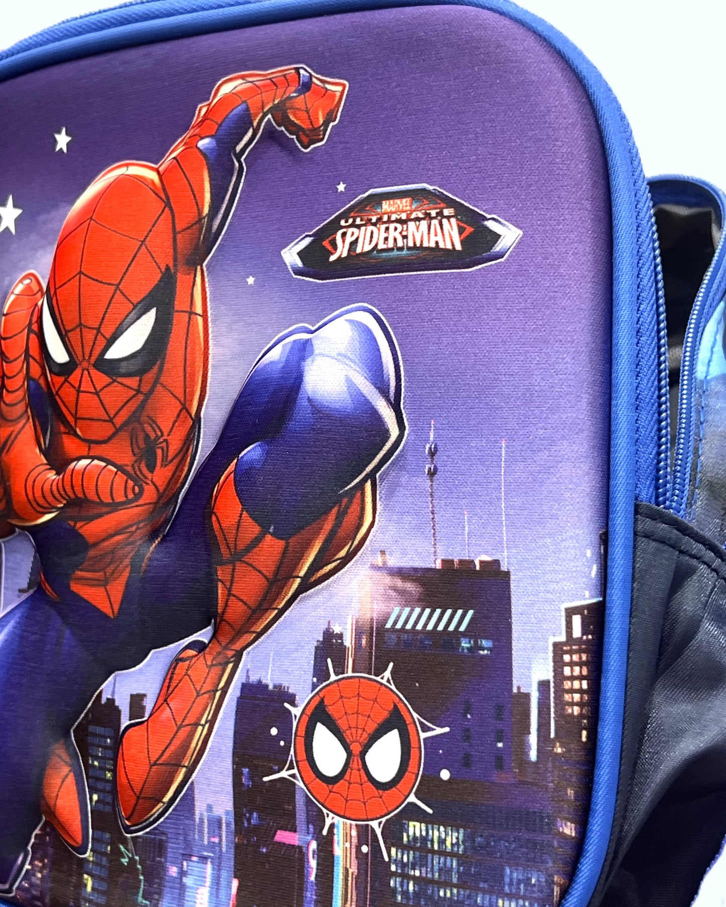 3-in-1 Detachable Trolley Schoolbag Set for Kids – Rolling Backpack with Lunch Bag & Pencil Case - 25-JZ2003-6 Spider