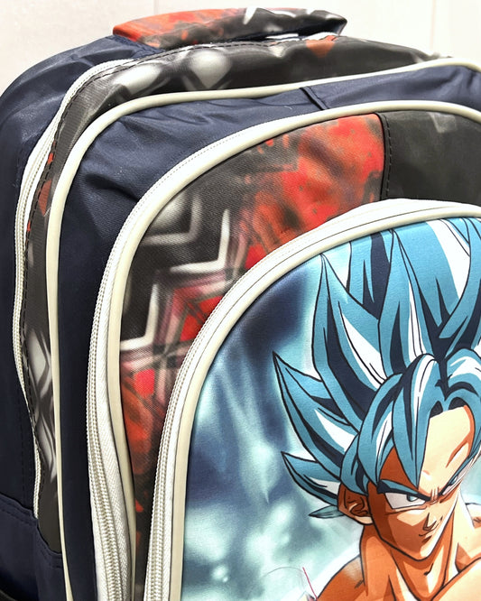 3-in-1 Detachable Trolley Schoolbag Set for Kids – Rolling Backpack with Lunch Bag & Pencil Case - 25-JZ2003-8 Dragon