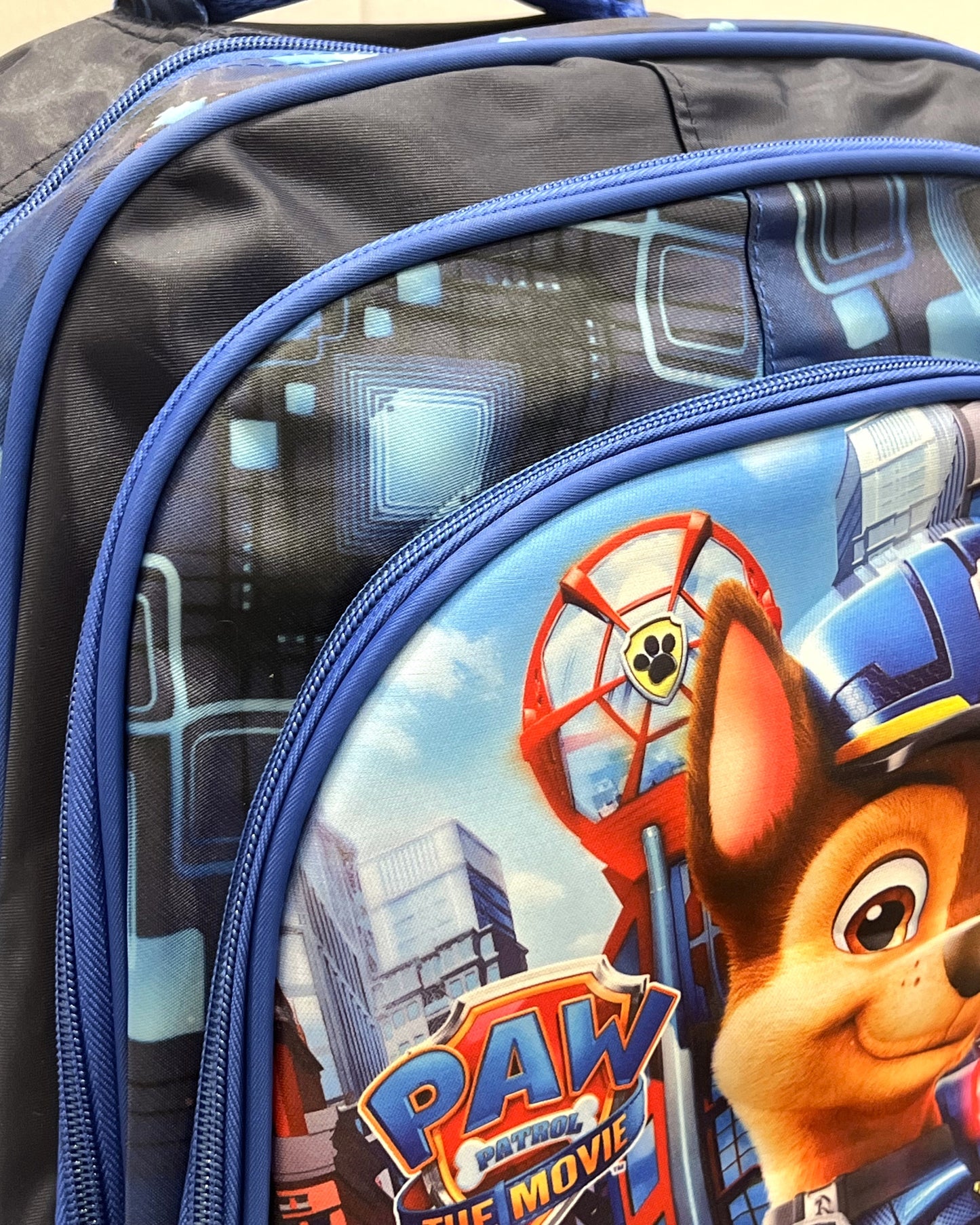 3-in-1 Detachable Trolley Schoolbag Set for Kids – Rolling Backpack with Lunch Bag & Pencil Case - 25-JZ2003-9 Patrol