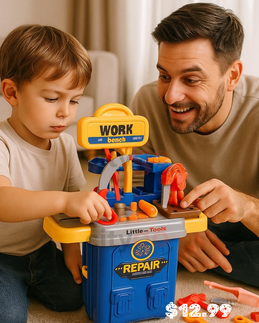 2-in-1 Tool Workbench Backpack (Ages 3+) | C937412 | CityGo