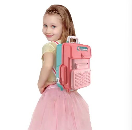 2-in-1 Kitchen Backpack Playset – Clinic Table & Tools (Ages 3+) | C937413 | CityGo