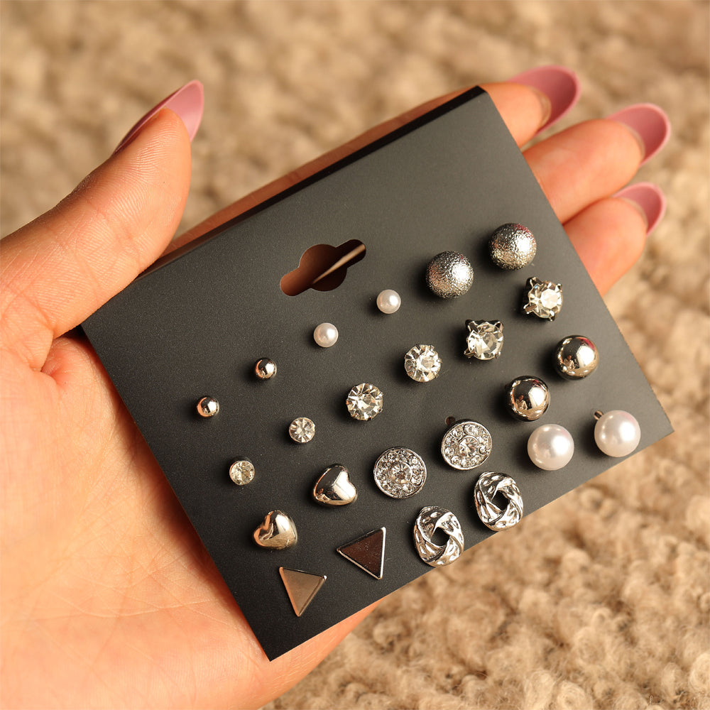 Women Earring Studs Set - 232-2