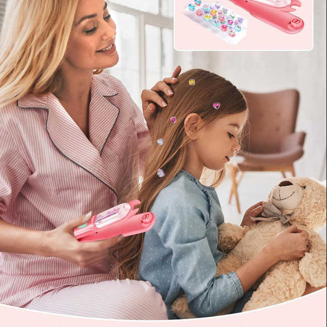 Jewel Hair Kit – Sparkly Gem Applicator Wand – No-Heat, Kid-Safe Styling Fun, Ages 5+ | 148272 | CityGo