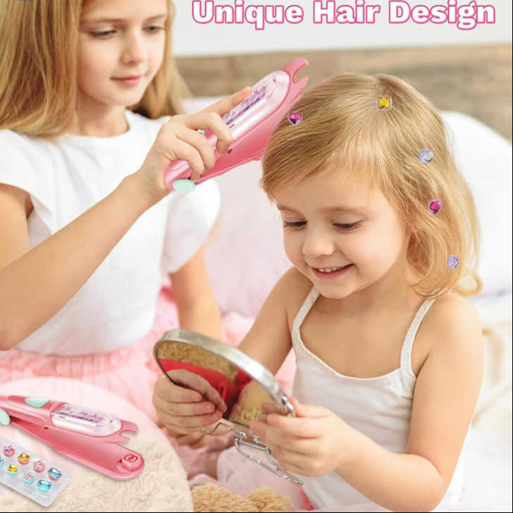 Jewel Hair Kit – Sparkly Gem Applicator Wand – No-Heat, Kid-Safe Styling Fun, Ages 5+ | 148272 | CityGo
