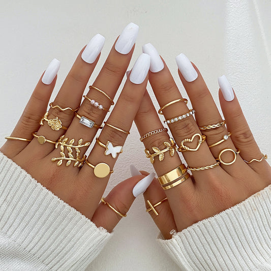 Women Rings Set - 8601