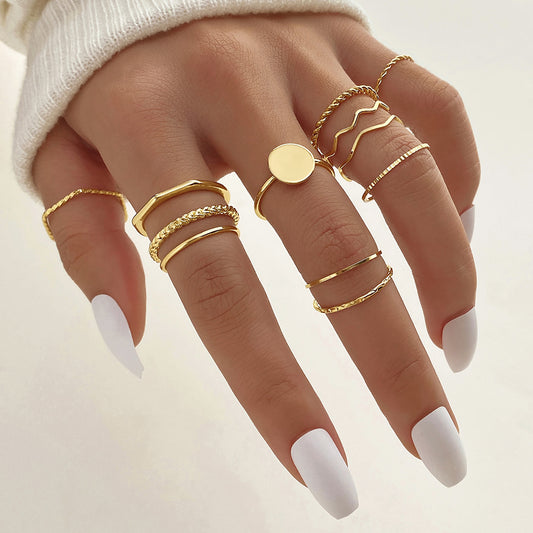 Women Rings Set of 12 - 8776