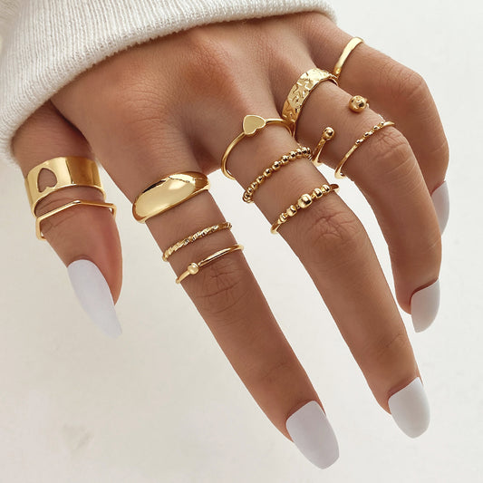 Women Rings Set of 12 - 8778