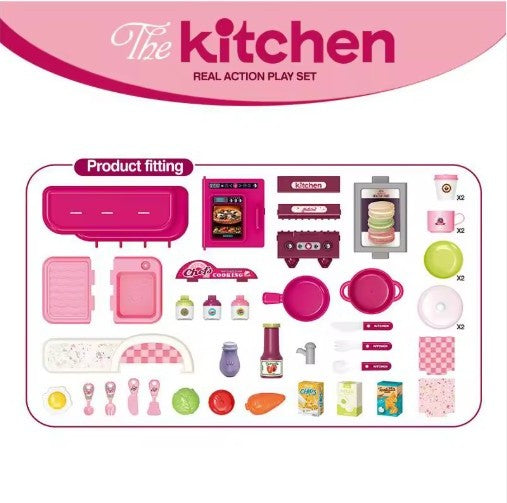 2-in-1 Kitchen Playset Suitcase – (Ages 3+) | C671894 | CityGo